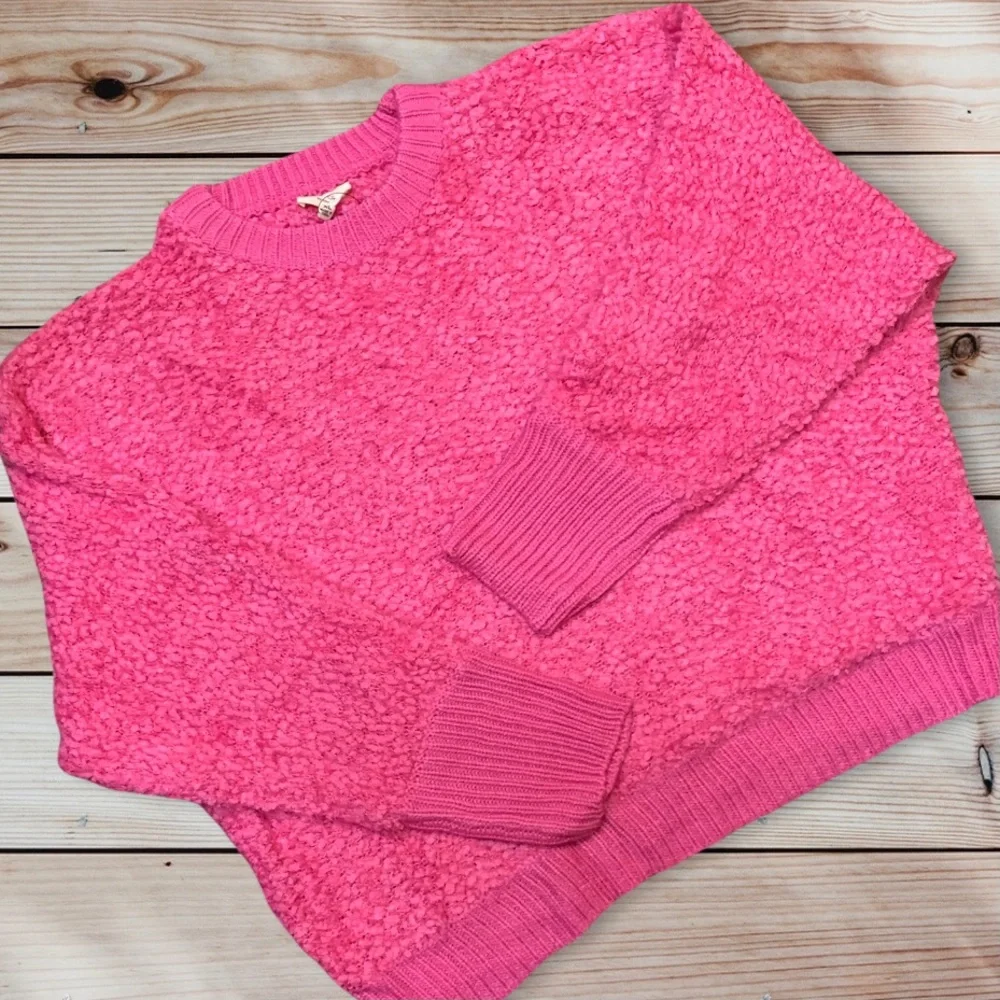 Barbie Pink Textured Popcorn Knit Plush Sweeter - Picture 10 of 10